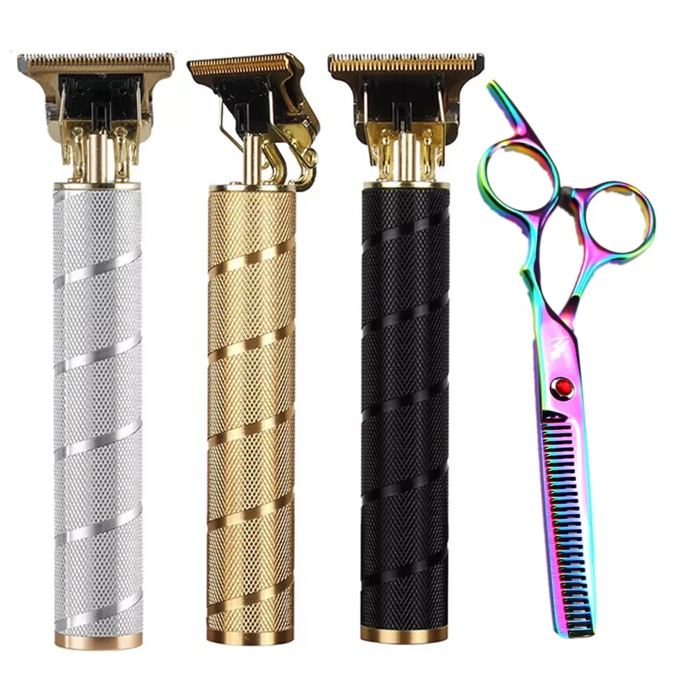 

Clipper Scissor 2/1pcs Professional Hair Cutting Machine Hair Beard Trimmer For Men Barber Shop Electric Shaver