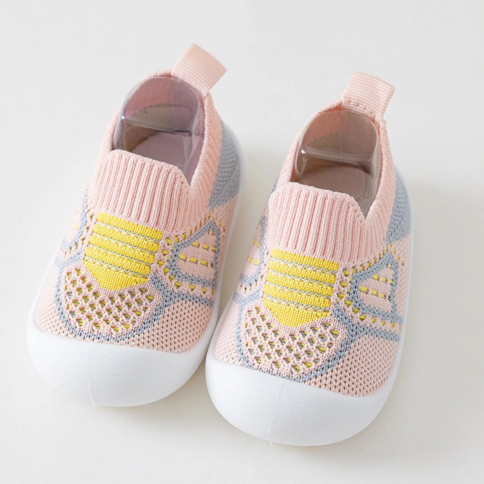 

Infant Boys Girls Socks Toddler Breathable Cartoon Mesh The Floor Socks Barefoot Socks Non Slip Shoes Every Step Shoes