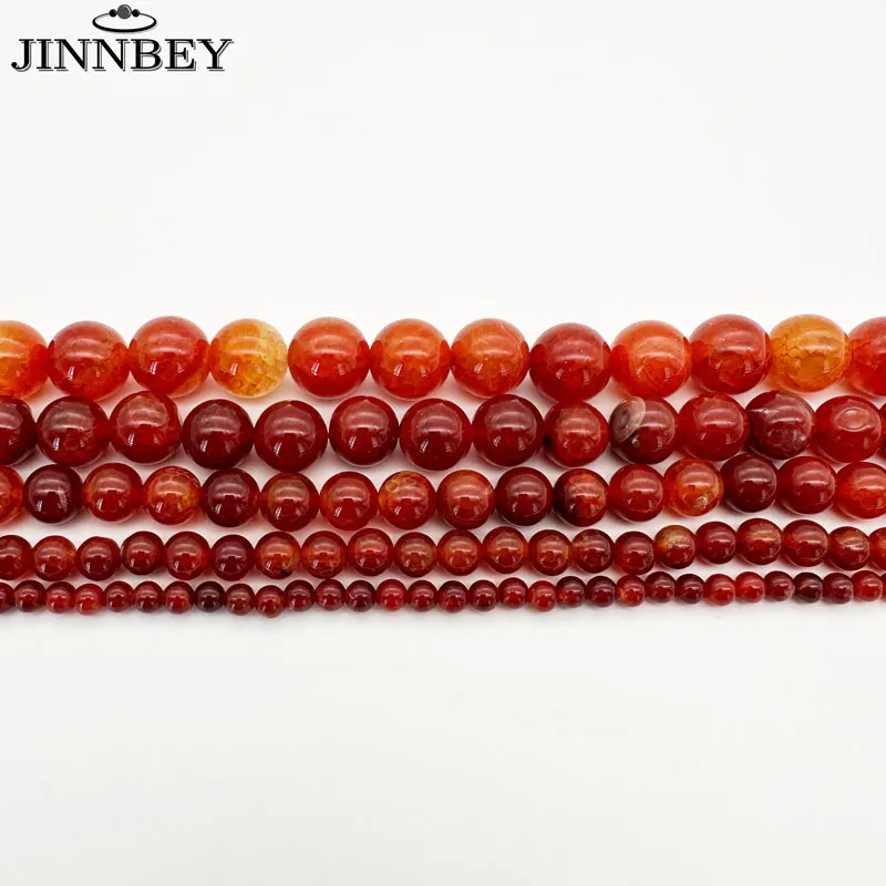 4/6/8/10/12 мм красные драпированные агатовые круглые бусины для браслета сделай сам