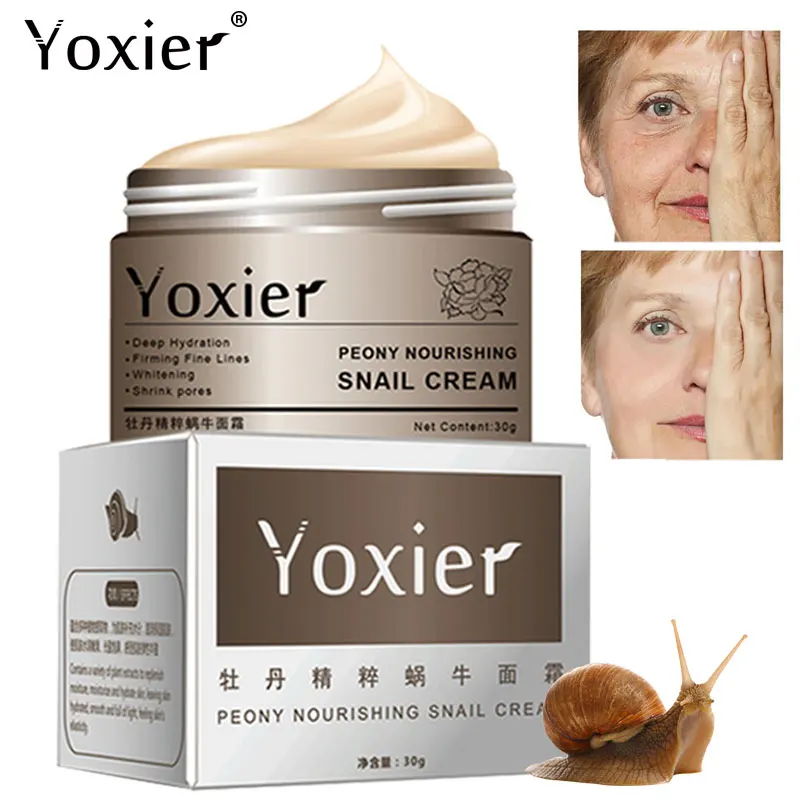 

Moisturizers Day Creams Secret Skin Care Snail Cream Hyaluronic Acid Essence Cream For Face Anti Aging Wrinkle Korean Cosmetics