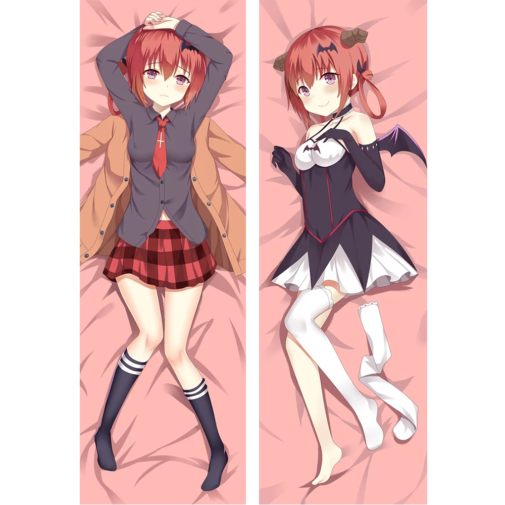 

Dakimakura Customize Peachskin Bedding Pillow Gabriel Dropout Anime Pillowcases Satanichia 59"hugging Body Pillowcase Otaku Gift