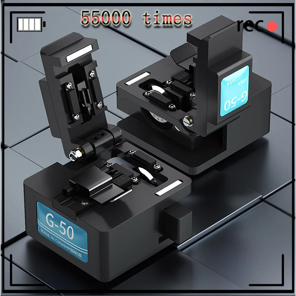 Free Shipping 2022 New Fusion Splicer Cutting Knife FTTH Optical Fiber Cleaver High Precision Fiber Optic Cutter Tools