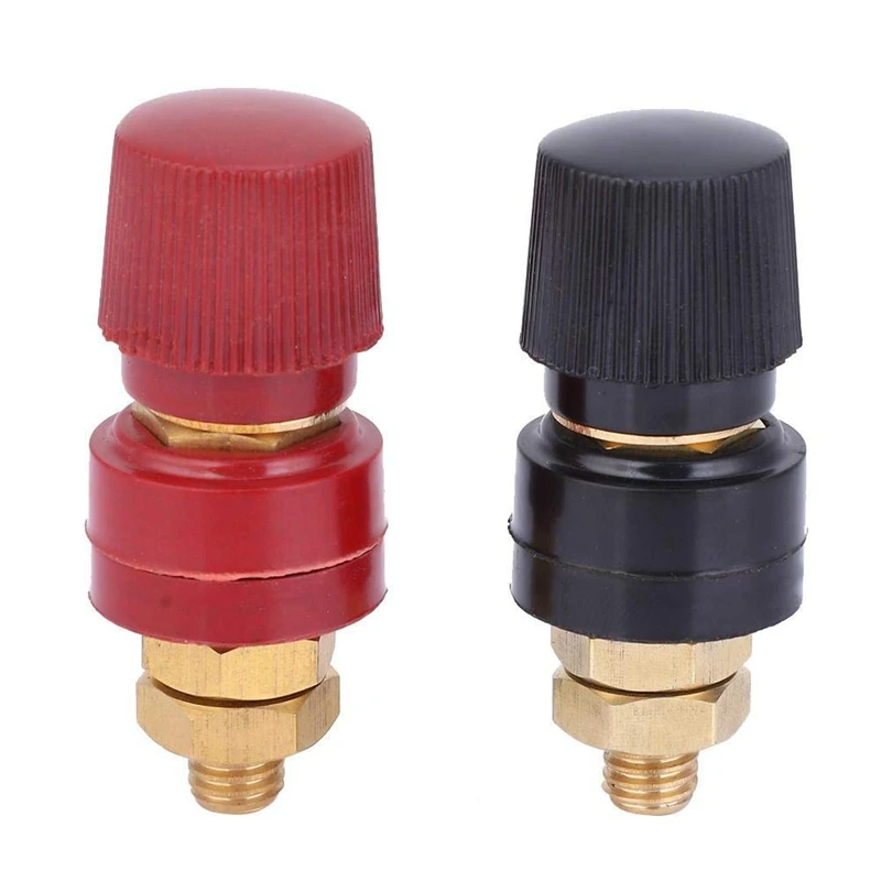 

2Pcs Terminal Binding Post, 555 Type Brass Pillar Terminal Block M8 Thread Diameter Binding Post 220V-380V 200A