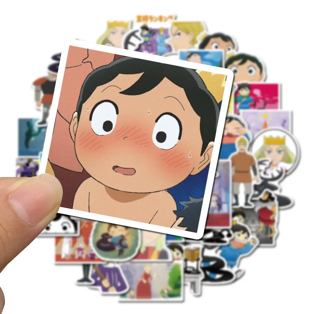 

50 шт. аниме Мультяшные наклейки рейтинг королей Bojji, используемые для украшения чехла телефона, чемодана, стены, блокнота, аксессуары, Декор, подарок