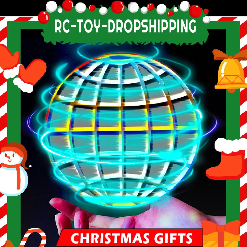 Flying Ball Boomerang Flyorb Magic With LED Lights Drone Hover Ball Fly Nova Orb Flying Spinner Fidget Toys Children Family Gift