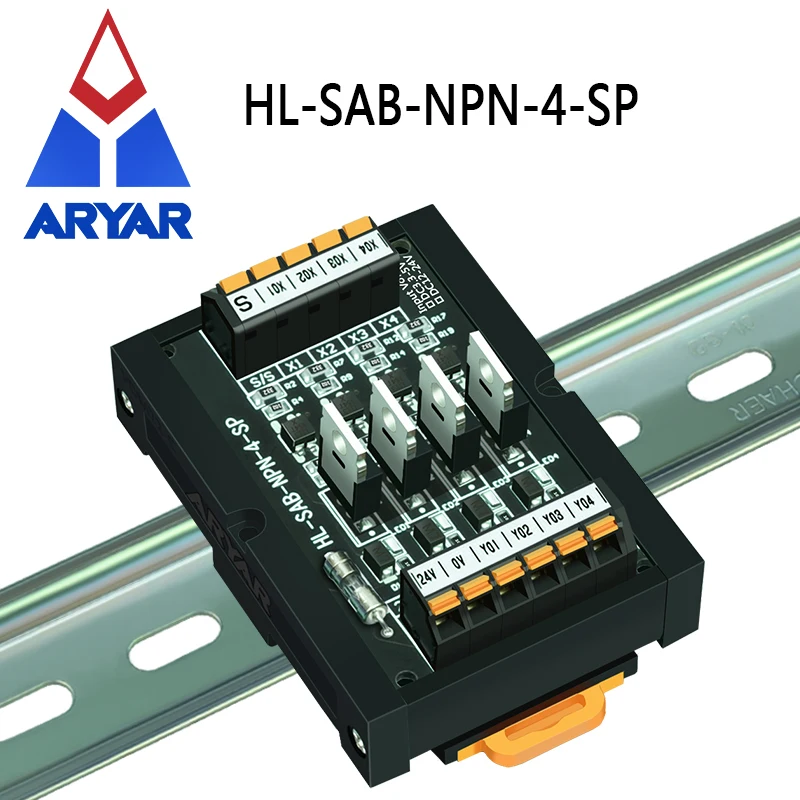 4-канальная Клеммная колодка одночиповый микрокомпьютер Плата усилителя сигнала