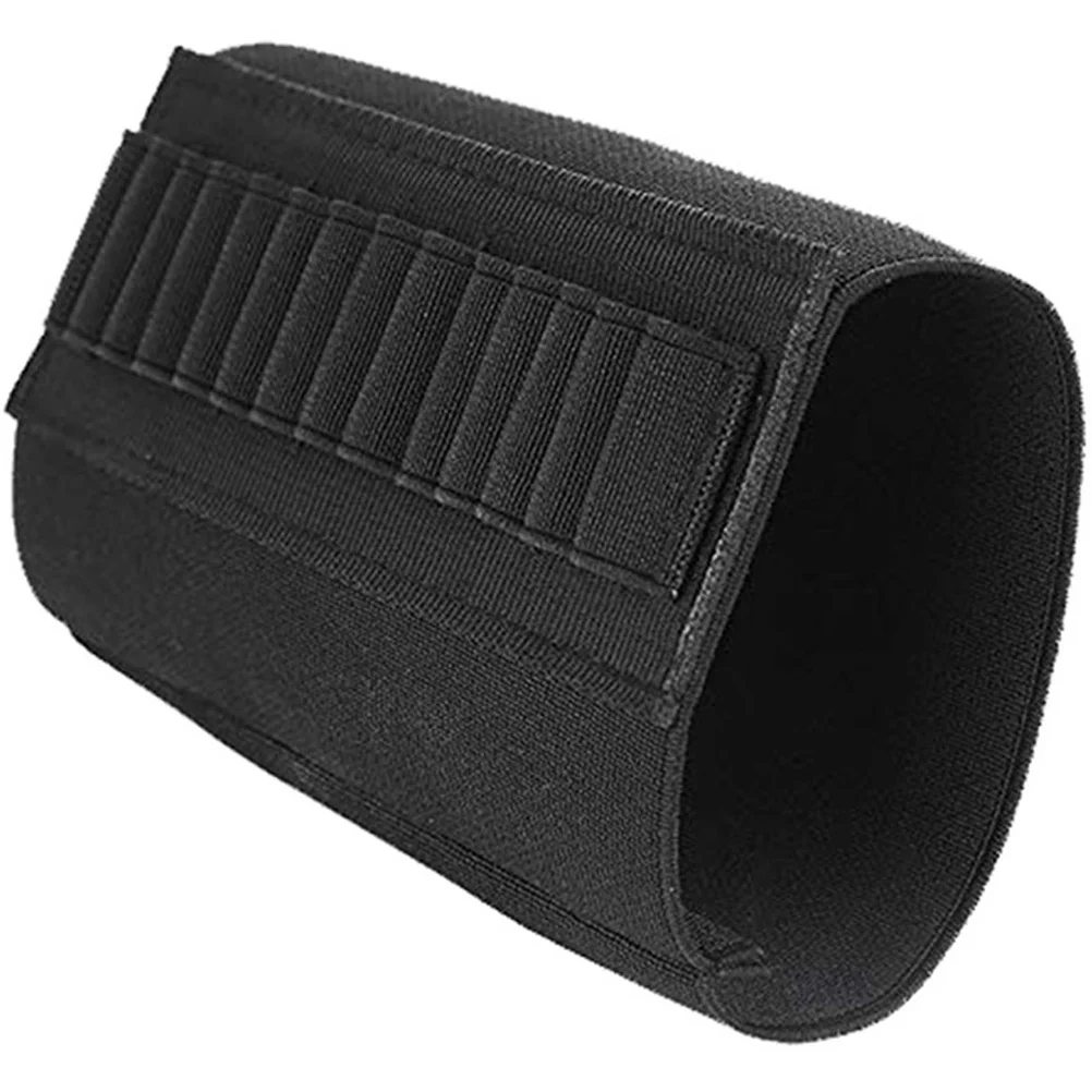 

1PC Stock Stock Pouch Buttstock Shell Holder Cartridge Carrier Carrier Belt Bag
