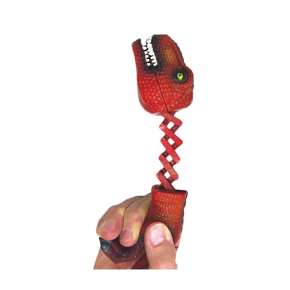 

2 PCS Plastic Baskets Grab Handle Dinosaur Shark Prank Toys Stress Reliever Child