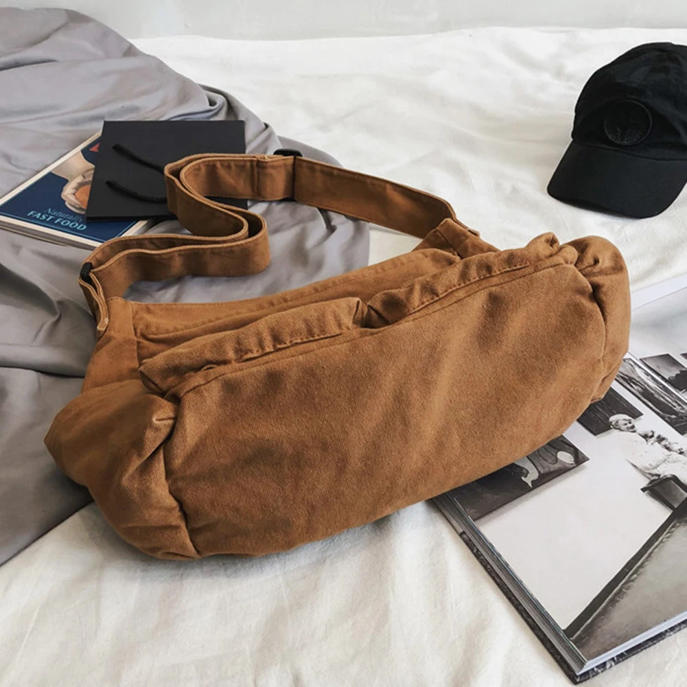 

Простая Сумка-слинг на молнии, Портативная сумка-мессенджер с несколькими карманами, подарок на день Святого Валентина