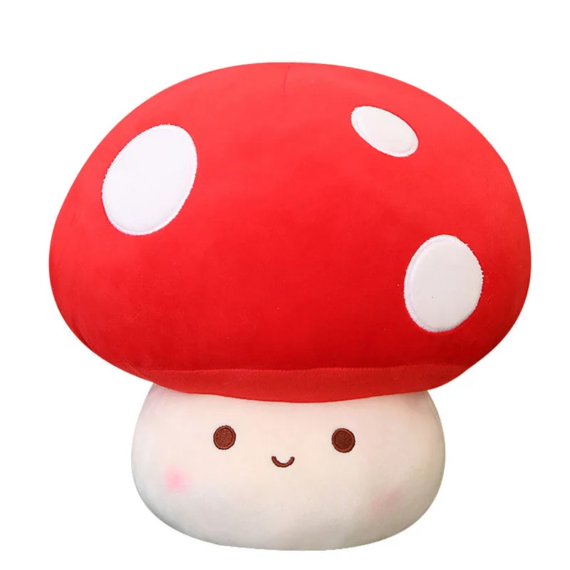 

Kawaii Mushroom Lovely Anime Cartoon Stuffed Soft Plush Doll about 23-60cm Home Decoration Sleeping Mat Birthday Gift for Girls
