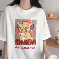 2022 new ins simba short sleeve t shirt for female loose slim students korean version of japanese celebrity with short sleeve