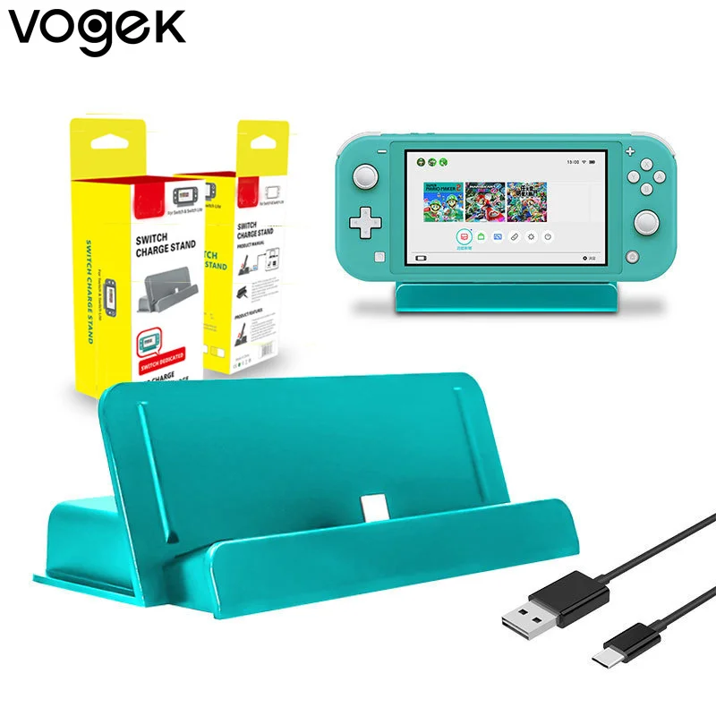 

USB Type-C Charging Stand Fast Charger for Nintendo Switch Lite Game Console Charger Base Holder for N-Switch Lite Dock Station