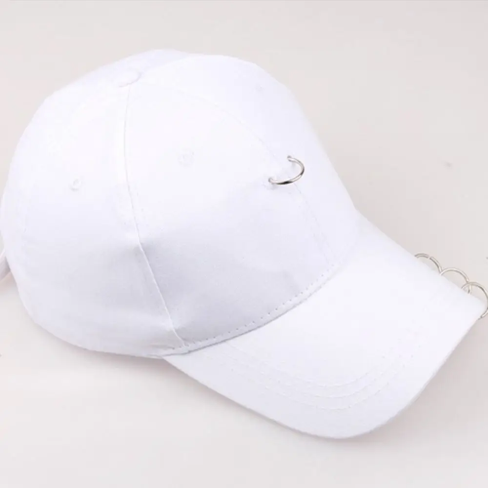 

Fashion Ring Concise Style Hoop Unisex Men Baseball Cap Curved Hat Sport Cap Women Visors