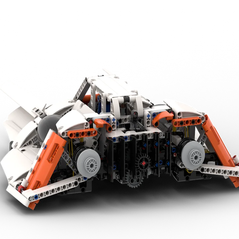 906 шт. модель мозаики космическая война снег летающий автомобиль креативная