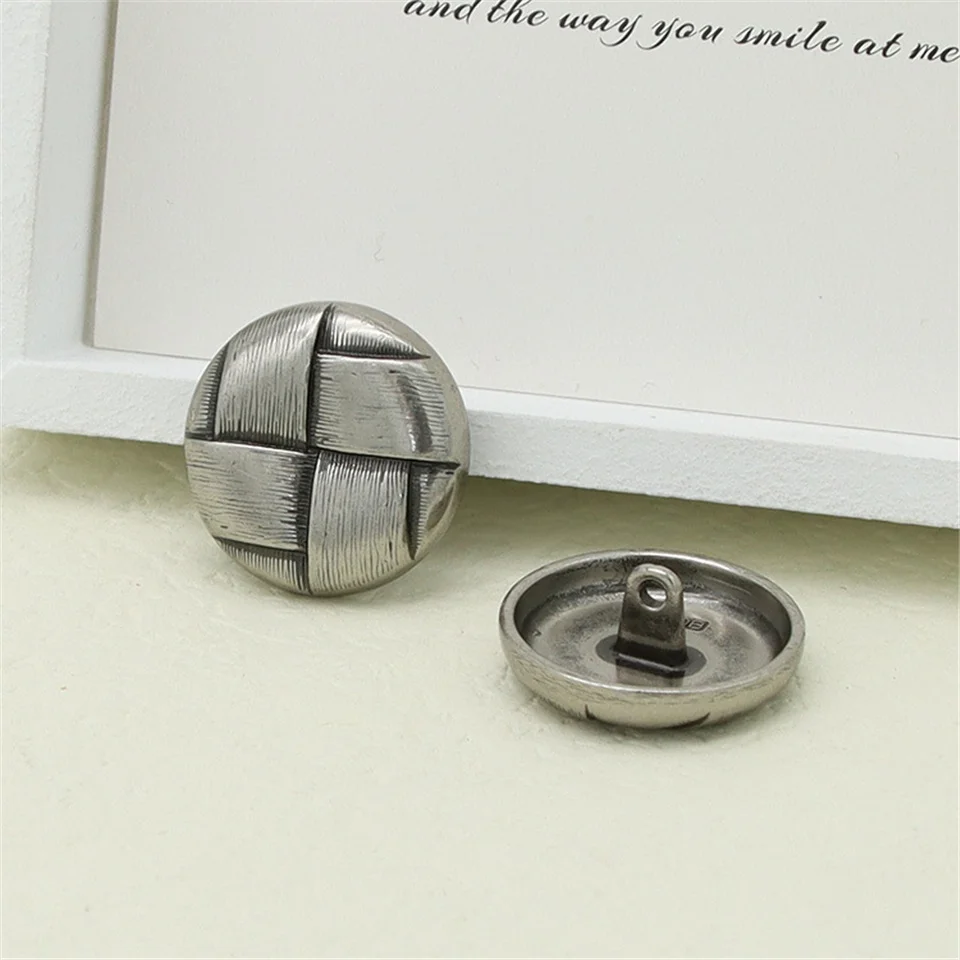 Металлические пуговицы в стиле ретро для мужчин и женщин декоративные большого