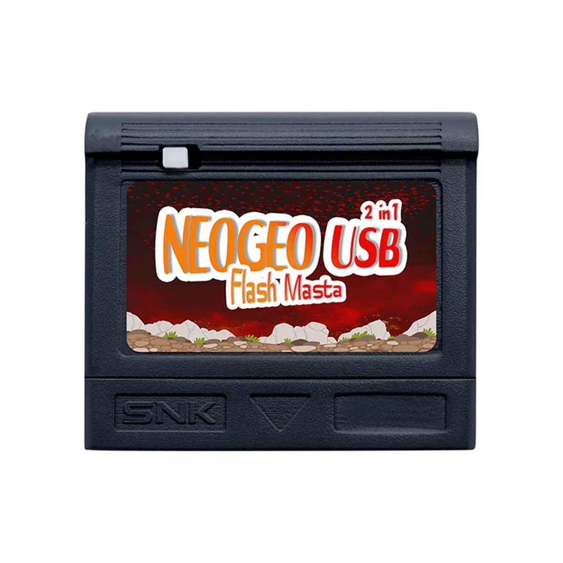 

For SNK NEO NGP NGPC Burning Card NEOGEO USB Flash Masta 2 in 1 Retro Game Accessories-Black