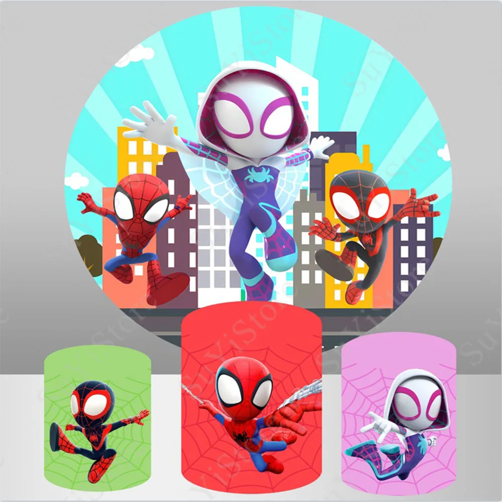 Цилиндрический чехол с изображением Человека-паука для мальчиков