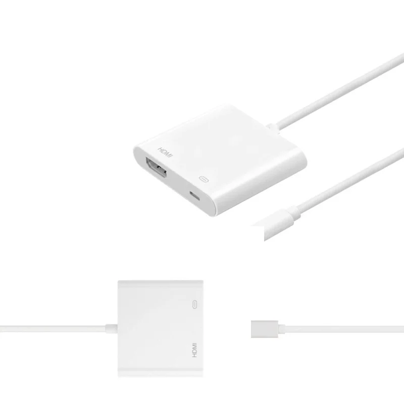 

For iPhone AV Adapter Lightning to 1080P HDMI-compatible Cable Digital AV TV Adapter For iPhone /iPad