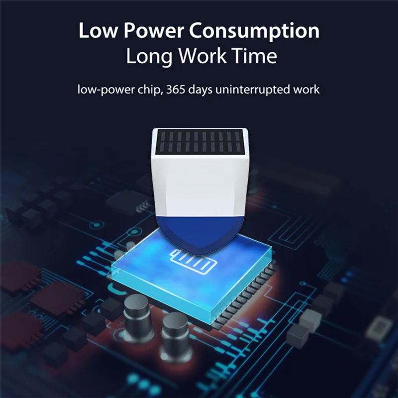 

Tuya Smart Life Wireless Human Infrared Sensor Alarm Solar Charging Outdoor Home Security Alarm System Detector