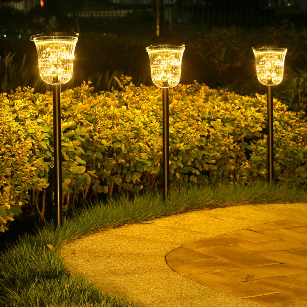 

LED Solar Light Torch Light Outdoor Waterproof Lawn Stake Lamp Garden Decoration Landscape Lighting Night Garden Decor