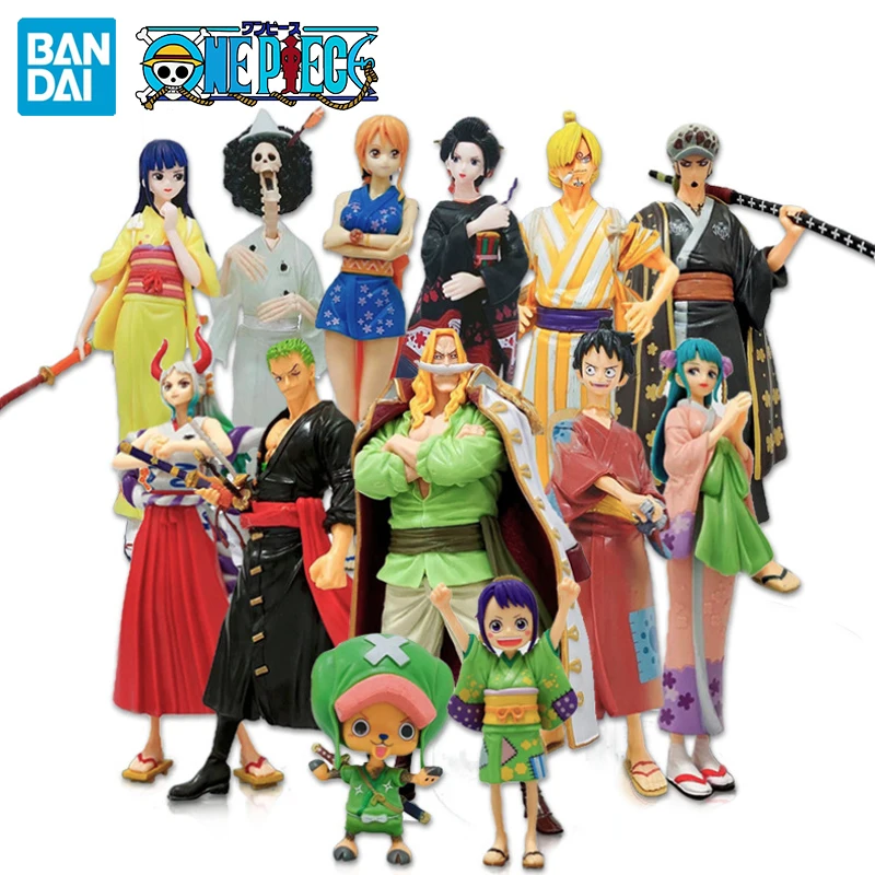 

One Piece Animation Character DXF Luffy Zoro Nami Usopp Sogeking Sanji Hand Model Doll PVC Statue Decoration Collection Toy Gift