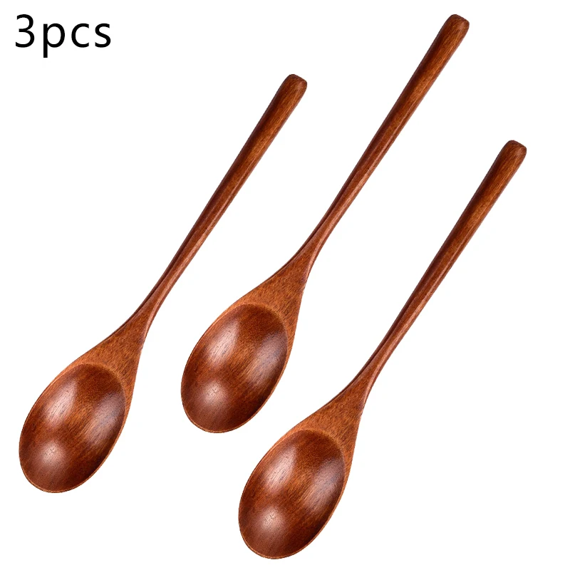 3 шт. деревянные столовые приборы