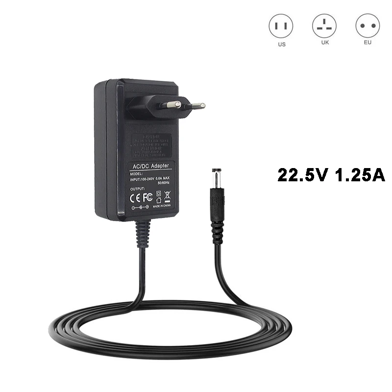22.5V 1.25A Power Supply Adapter Charger for IROBOT ROOMBA 400 500 600 700 Series 532 535 540 550 560 562 570 580 620 630 650