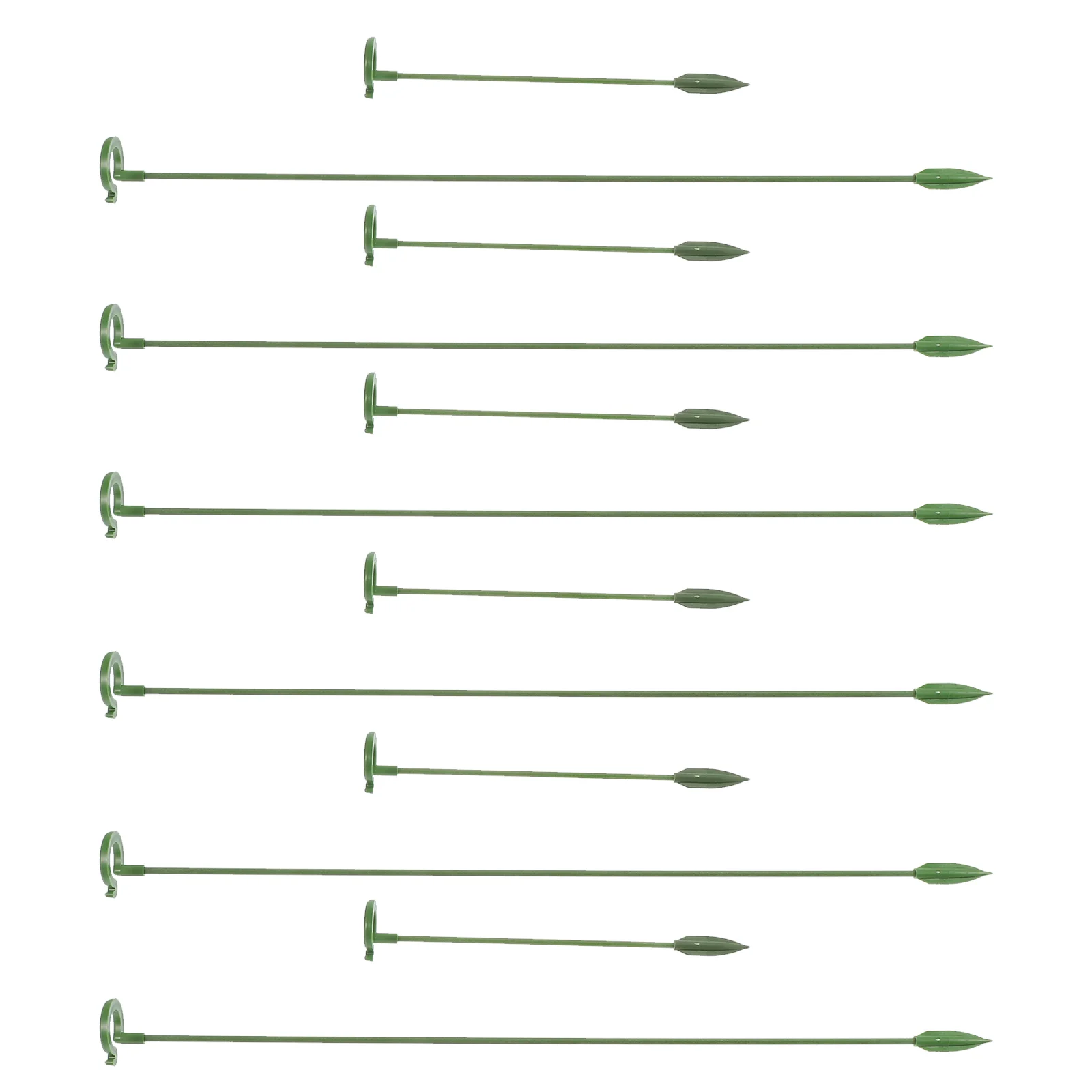 

20 Pcs Plastic Flower Pot Phalaenopsis Orchid Stand Single Stem Support Flowerpot Rings Glass Fiber Potted