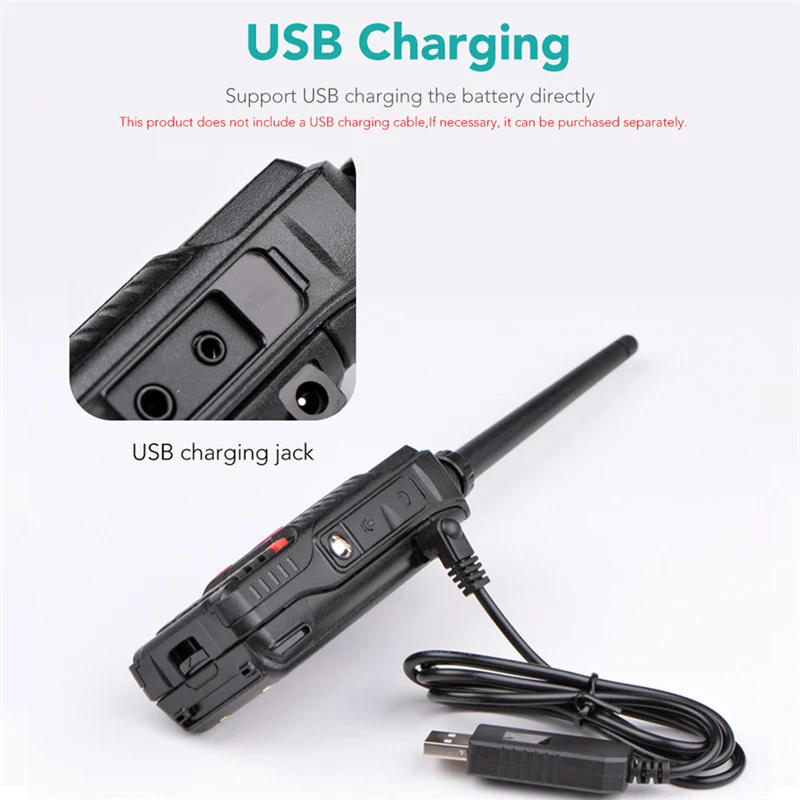 BAOFENG UV-10R рация 10 Вт трехрежимная мощная двухдиапазонная двусторонняя