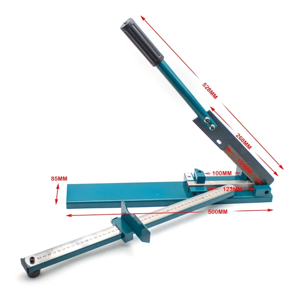 Резак для магистрали ПВХ тяжелый ручной пластиковый канал проводки 45 ° 90 Станок