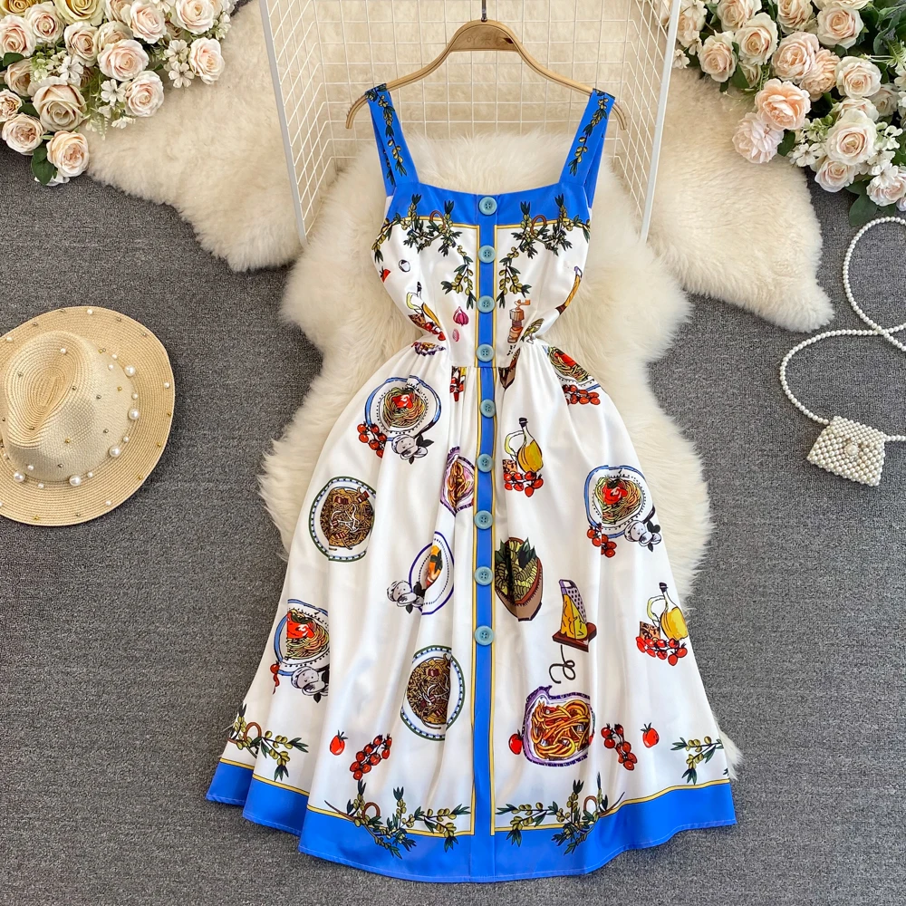 

Женское летнее платье с цветочным принтом