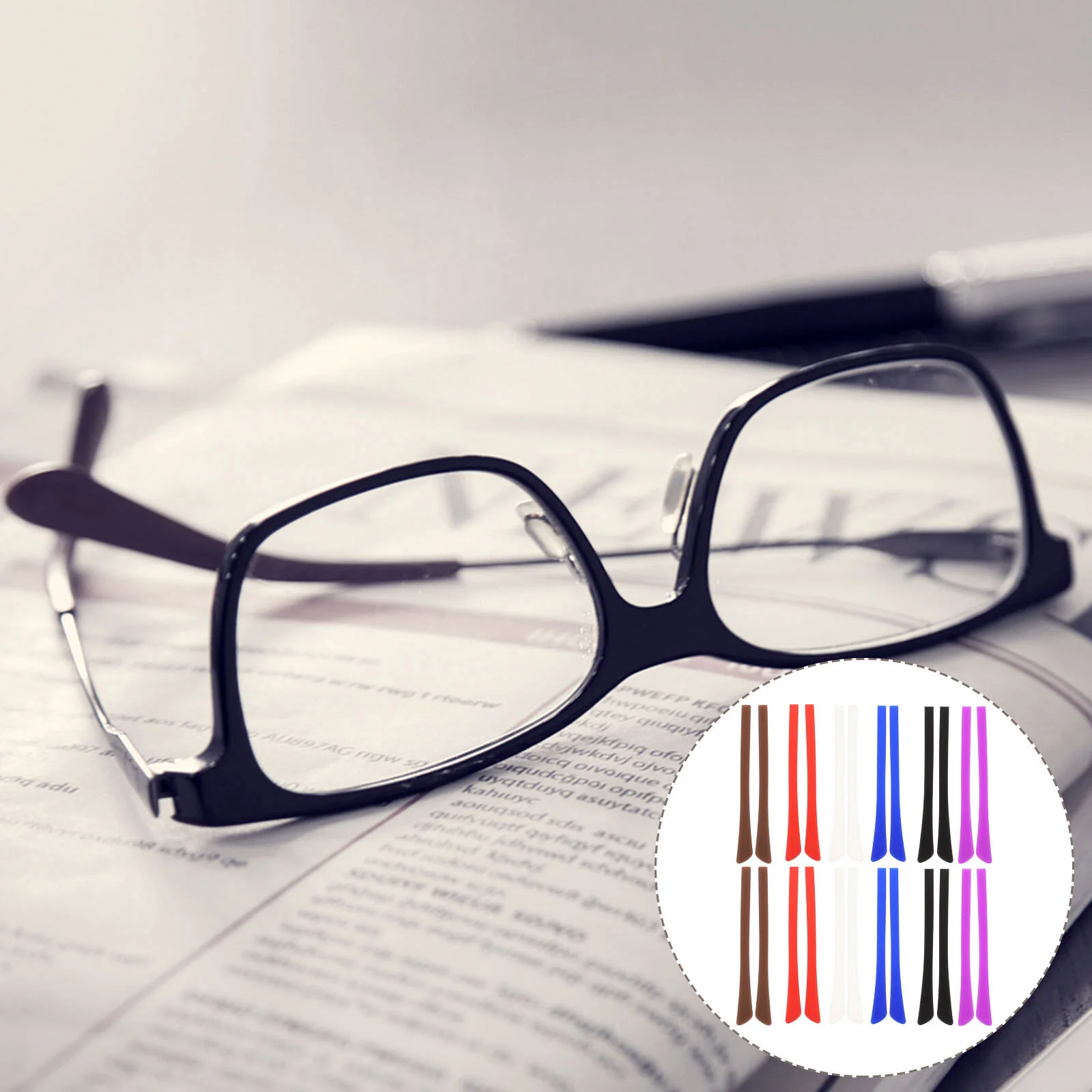 

Replacement Parts Silicone Glasses Ear Grip Eyeglass End Tips Cushions Eyeglasses Keep Slipping Safety Eyewear Retainers