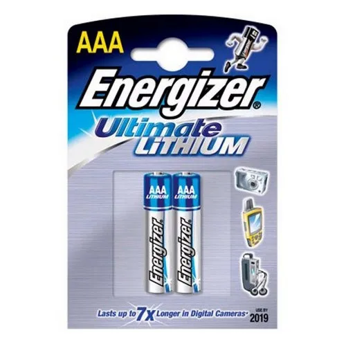 Батареи ААА Energizer Ultimate LITHIUM арт. 1374