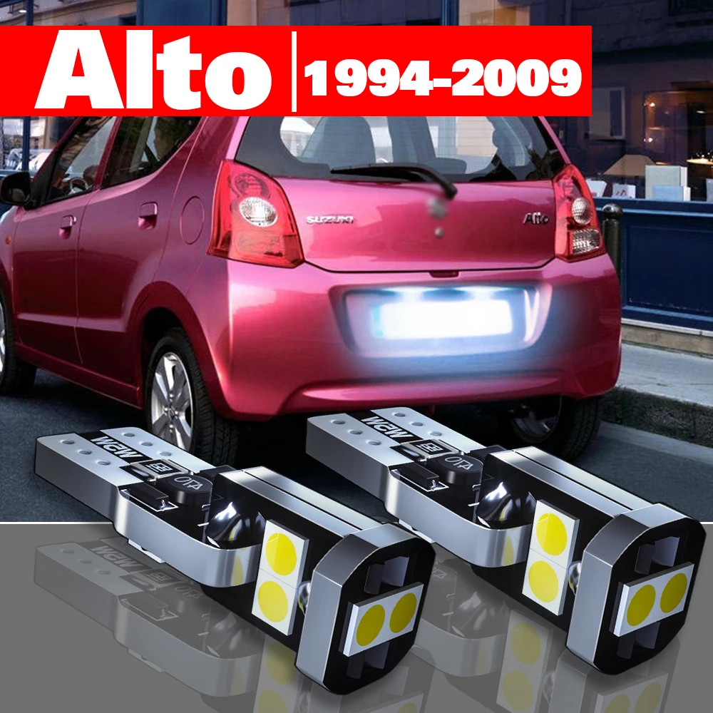 

For Suzuki Alto 1994-2009 Accessories 2pcs LED License Plate Light 1997 1998 1999 2000 2001 2002 2003 2004 2005 2006 2007 2008
