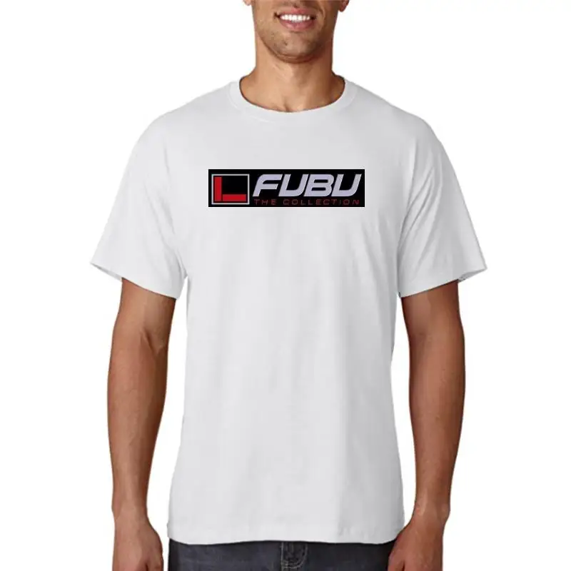 

Cosuol футболки Fubu с логотипом Grophic Men Foshion круглый вырез хлопковые топы Размер блока