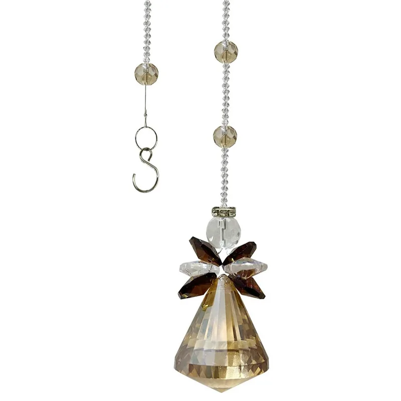 Шампанское с бриллиантом прозрачный стеклянный хрустальный шар подвеска-призма