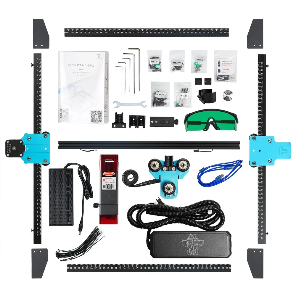 Гравировальный станок с металлическим основанием Twotrees TTS-10 Pro 80 Вт