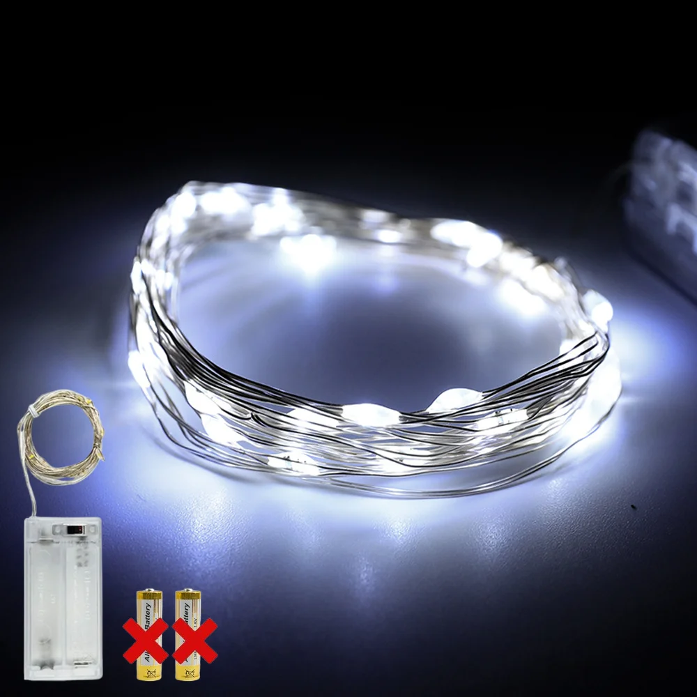 

Светодиодные гирлянды QMLRMC, теплый белый, 1 метр