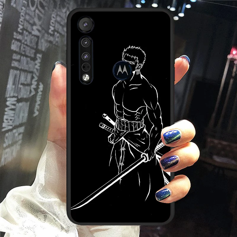 japanese one piece luffy for motorola moto g g60 g60s g50 g40 g9 g10 e7i e6s power edge 20 e20 2021 x3 s pro black phone case free global shipping
