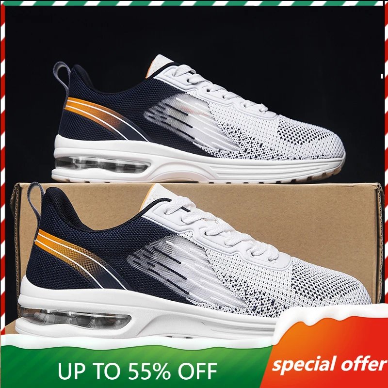 

Big Size 47 Men Fashion Sneakers Casual Non-slip Outdoor Flat Male Footwear Breathable Soft Tenis Shoes for Men Lace-up