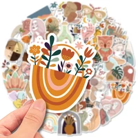 103050pcs artsy bohemian stickers aesthetic diy decorative scrapbooking diary laptop cute cartoon decals sticker for kids toy