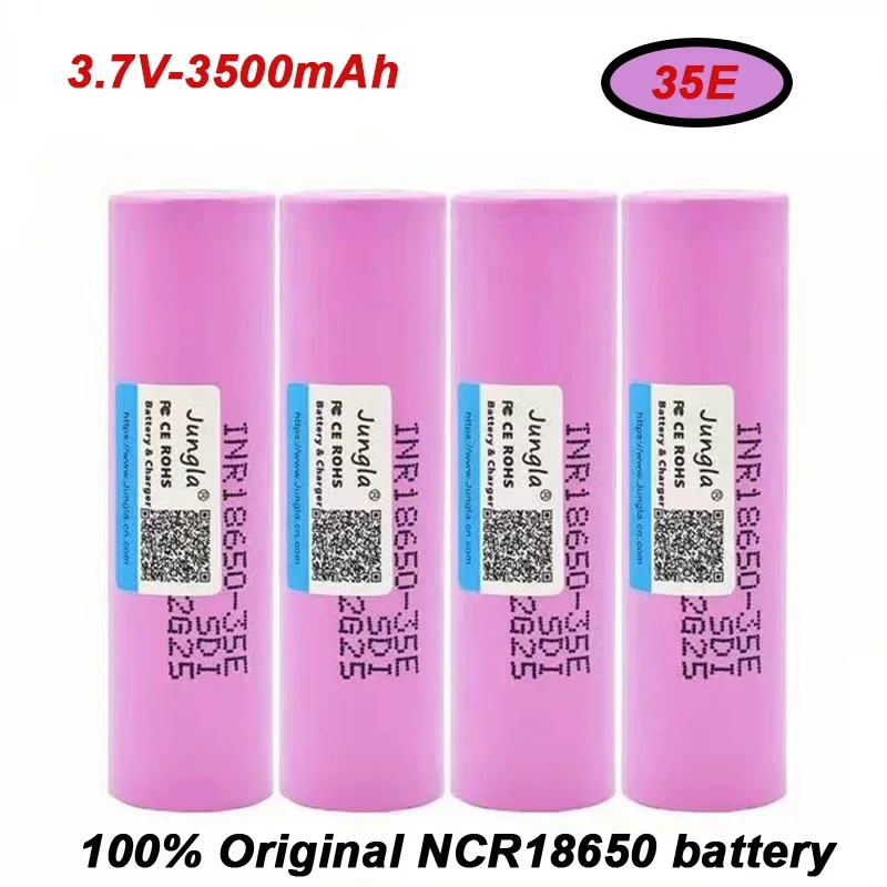 

Free shipping new original 18650 battery 3.7V3500Mah 20A discharge INR18650 35E 2-20PCS lithium-ion rechargeable battery