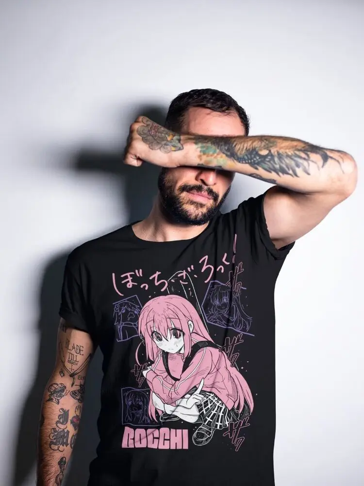 Футболка Hitori Gotou Bocchi the Rock Аниме Девушка Ямада Nijika Ijichi