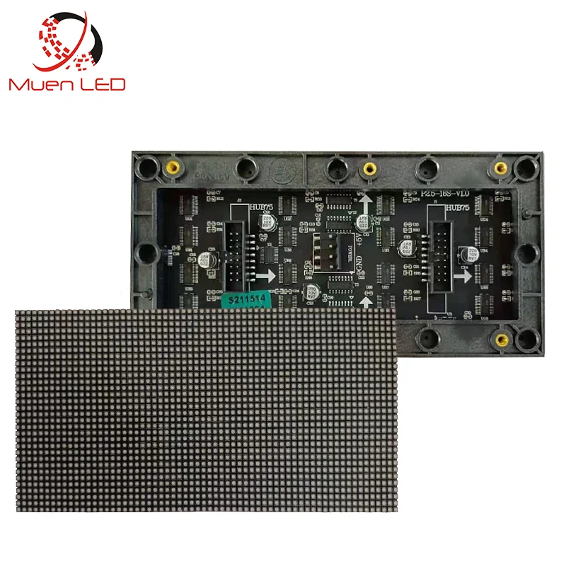 Светодиодная лампа Muen P2.5 для помещений SMD2121 s RGB 160x80 мм 64x32 точки светодиодный