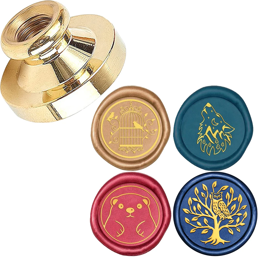 Стандартный штамп Woax для клетки птиц и волков собак средневековый дизайн