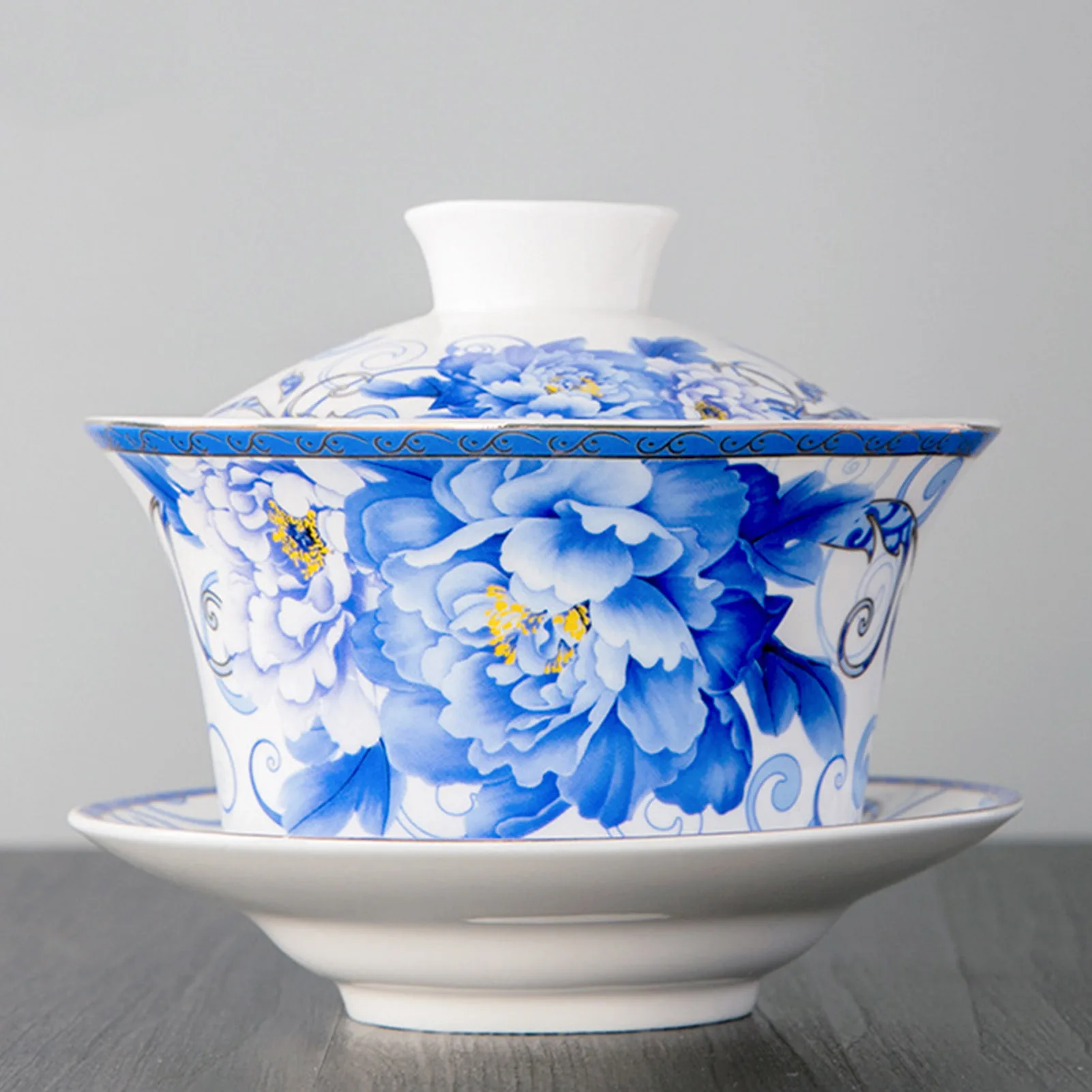 Классическая китайская чайная чашка в этническом стиле великолепный цветочный