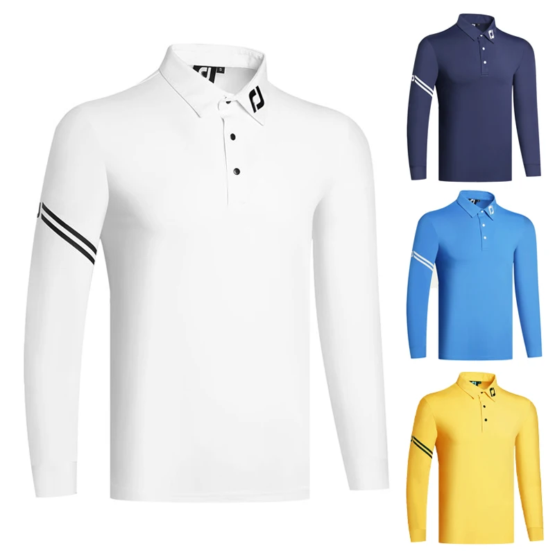 

Golf Wear Men Long Leisure Summer Ventilation Sports Golf Men's Clothes Quick Drying Clothing T-shirt Sleeve Sportswear shirt