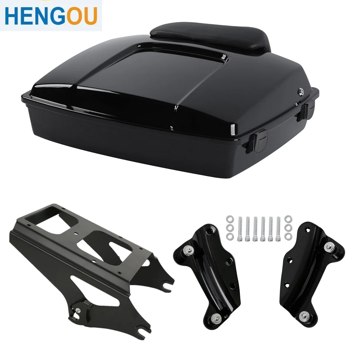 

Motorcycle Razor Trunk Mounting Rack Docking Kit For Harley Tour Pack Touring Road Glide Electra Glide Road King Street 2009-13