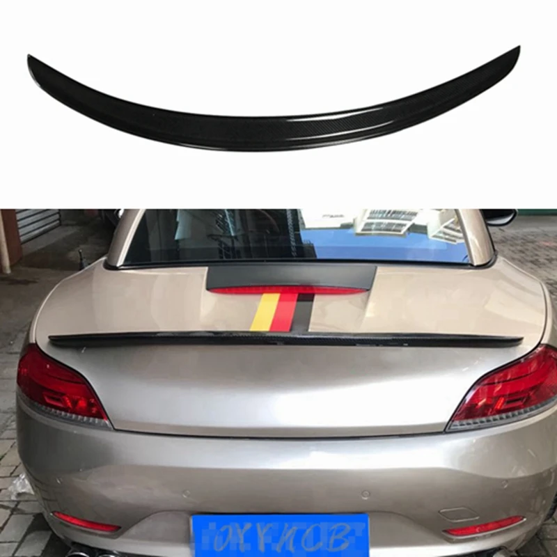 

FOR BMW Z4 E89 3D Style Carbon fiber Rear Spoiler Trunk wing 2009-2016 FRP Glossy black Forged carbon