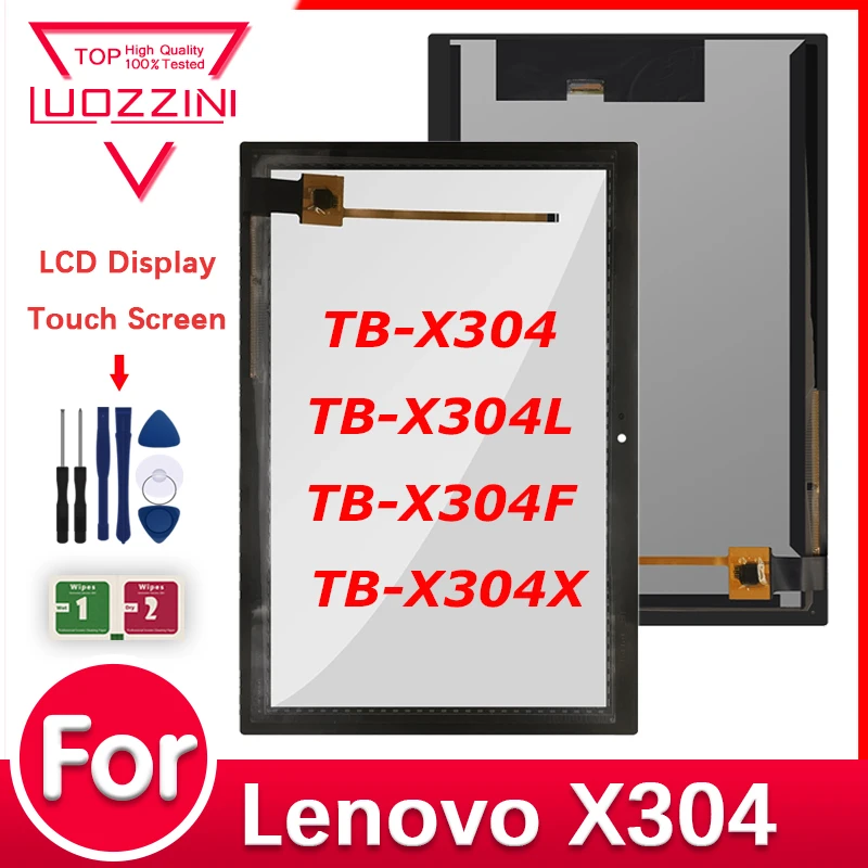 10.1&quot LCD Or Touch Only For Lenovo Tab 4 TB-X304L TB-X304F TB-X304N TB-X304X TB-X304 Display Screen Digitizer Tablet - купить по